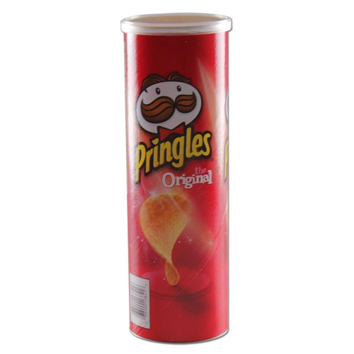Pringles rejtekdoboz piros