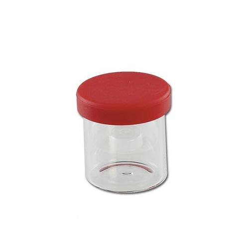 Szilikon Üvegtégely Piros 10ml